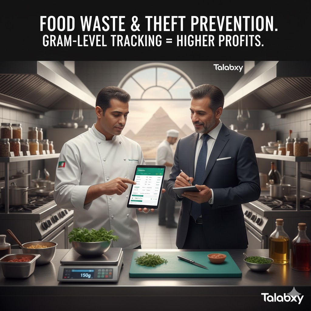 كيف توقف هدر المخزون؟ دليل تقليل الهالك ومنع السرقة في المطاعم والكافيهات